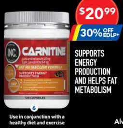 Amcal Pharmacies Carnitine offer