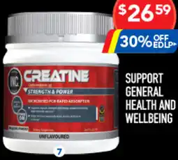 Amcal Pharmacies Creatine Unflavoured Powder offer