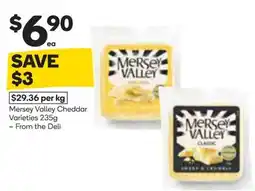 Woolworths Mersey Valley Cheddar Varieties offer