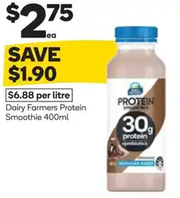 Woolworths Dairy Farmers Protein Smoothie offer