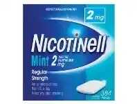 Chemist Warehouse Nicotinell Mint Gum 2mg 384 Pack offer