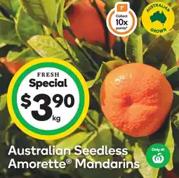 Woolworths Australian Seedless Amorette Mandarins offer