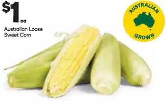 Woolworths Australian Loose Sweet Corn offer