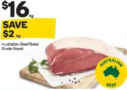 Woolworths Australian Beef Bolar Blade Roast offer