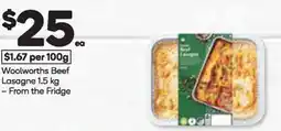Woolworths Woolworths Beef Lasagne offer