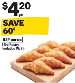 Woolworths Mini Pastry Varieties offer