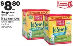 Woolworths Uncle Tobys Le Snak offer
