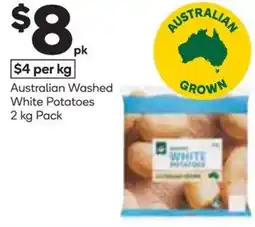 Woolworths Australian Washed White Potatoes Pack offer