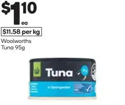 Woolworths Woolworths Tuna offer