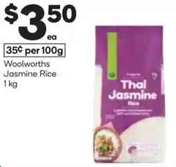 Woolworths Woolworths Jasmine Rice offer