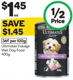 Woolworths Ultimates Indulge Wet Dog Food offer