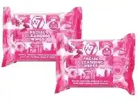 W7 Paraben Free Facial Cleansing Wipes 2 x 25 Wipes