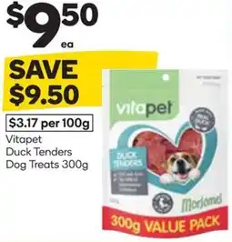 Woolworths Vitapet Duck Tenders Dog Treats offer