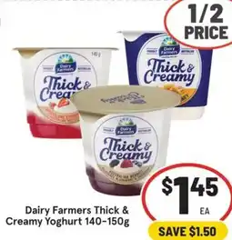 IGA Dairy Farmers Thick & Creamy Yoghurt offer