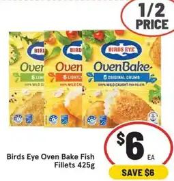 IGA Birds Eye Oven Bake Fish Fillets offer