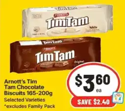 IGA Arnotts Tim Tam Chocolate Biscuits offer