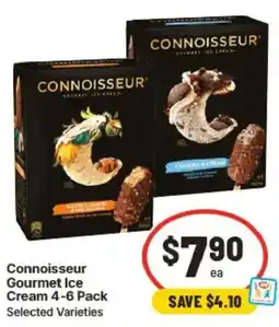 IGA Connoisseur Gourmet Ice Cream offer