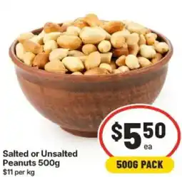 IGA Salted or Unsalted Peanuts offer