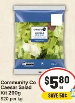 IGA Community Co Caesar Salad Kit offer