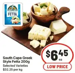 IGA South Cape Greek Style Fetta offer