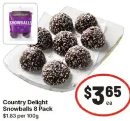 IGA Country Delight Snowballs offer