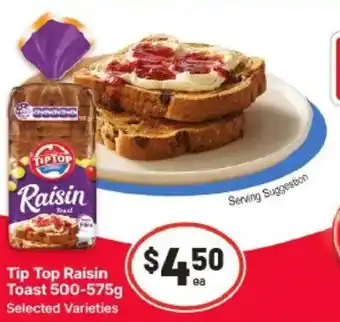 IGA Tip Top Raisin Toast offer