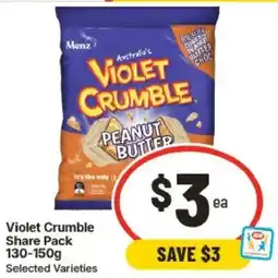 IGA Violet Crumble Share Pack offer
