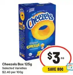 IGA Cheezels Box offer