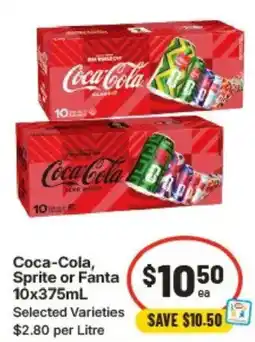 IGA Coca cola sprite or fanta offer
