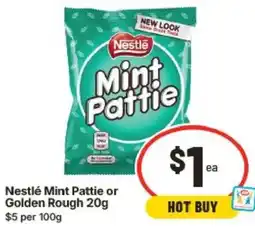IGA Nestlé Mint Pattie or Golden Rough offer