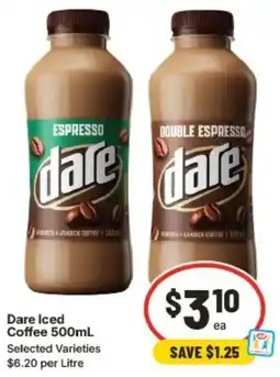 IGA Dare Iced Coffee offer