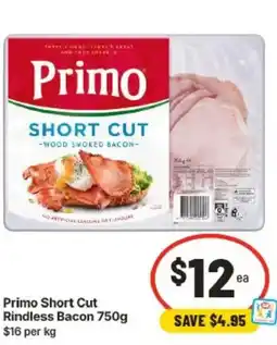 IGA Primo Short Cut Rindless Bacon offer
