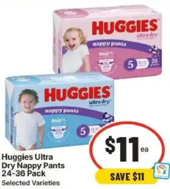 Huggies Ultra Dry Nappy Pants