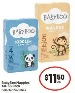 IGA BabyBoo Nappies offer