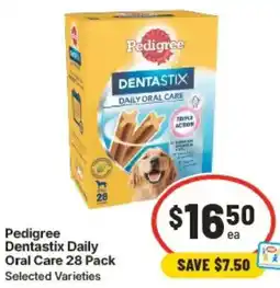 IGA Pedigree Dentastix Daily Oral Care offer