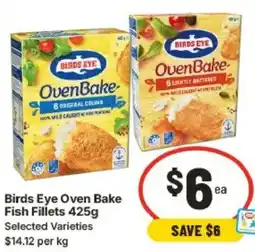 IGA Birds Eye Oven Bake Fish Fillets offer