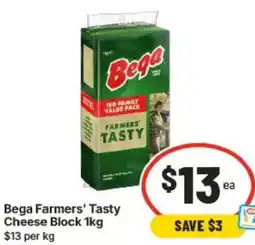 IGA Bega Farmers Tasty Cheese Block offer