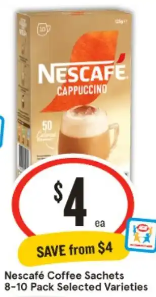Nescafé Coffee Sachets