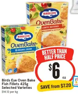 IGA Birds Eye Oven Bake Fish Fillets offer