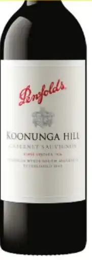 IGA Penfolds Koonunga Hill Range offer