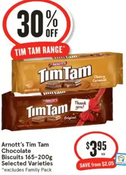 IGA Arnotts Tim Tam Chocolate Biscuits offer