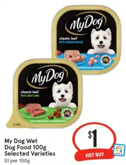 IGA My Dog Wet Dog Food offer