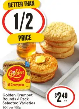 IGA Golden Crumpet Rounds offer