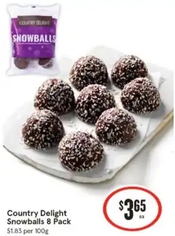 IGA Country Delight Snowballs offer