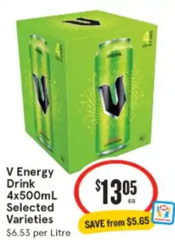 IGA V Energy Drink offer