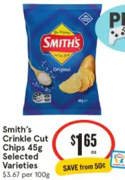 IGA Smiths Crinkle Cut Chips offer