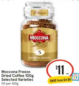 IGA Moccona Freeze Dried Coffee offer