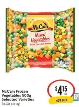 IGA McCain Frozen Vegetables offer