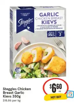 IGA Steggles Chicken Breast Garlic Kievs offer