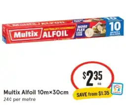 IGA Multix Alfoil offer